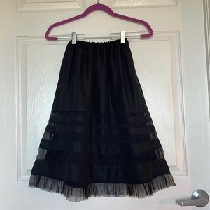 Banana Republic Woman’s Black Tulle Skirt / Size S/M
